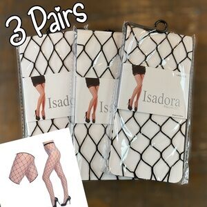 🌸3 Pair Fishnets Stockings Black
